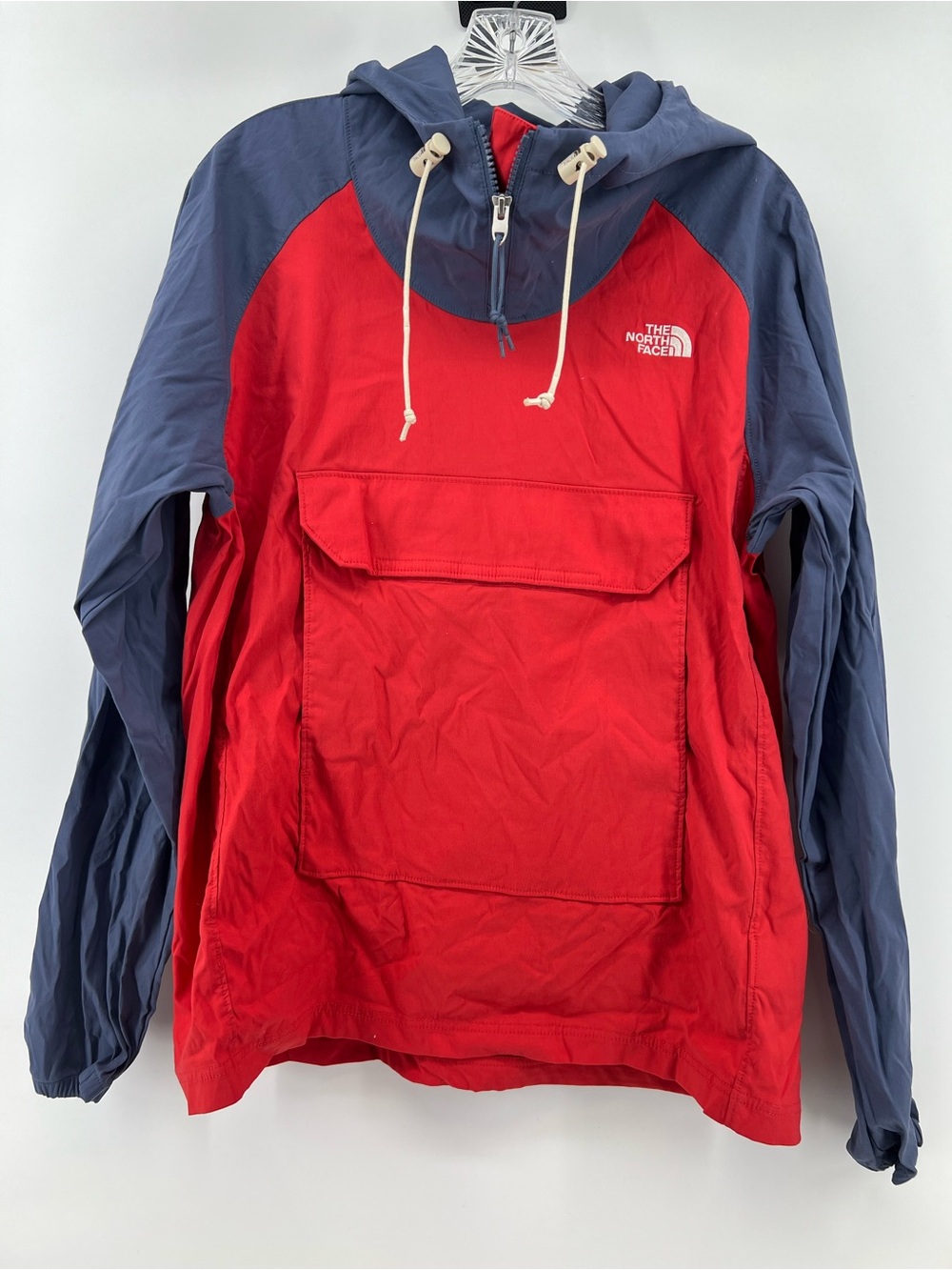 The North Face Class V Pullover Fanorack Jacket Men’s Small Red Indigo NF0A5338